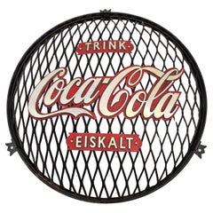 Copertina del ventilatore pubblicitario della Coca - Colon d'epoca. 1950 -  1959