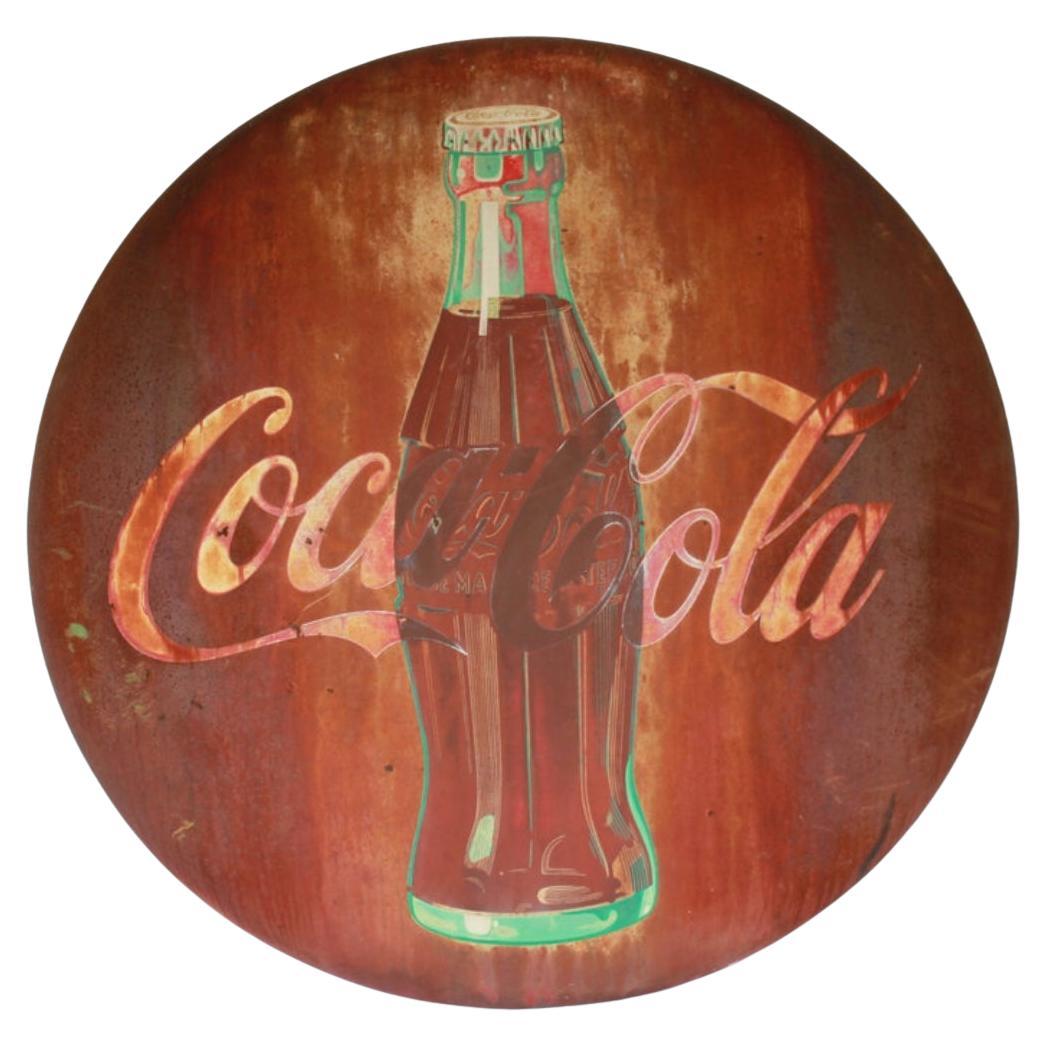 Insegna vintage della Coca Cola