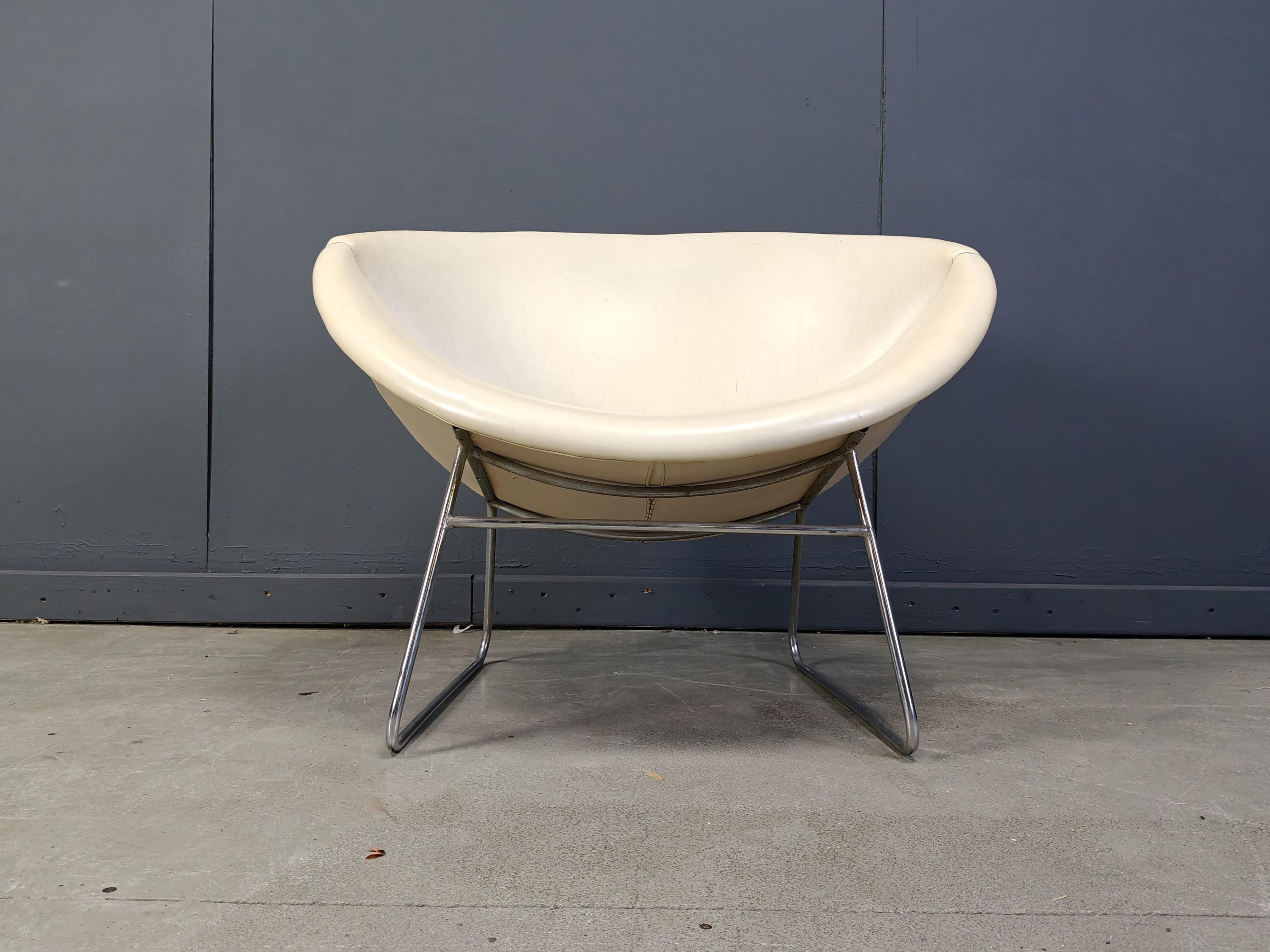 Silla Vintage Cocco de Rudolf Wolf para Rohé Noordwolde, años 60 en venta 4