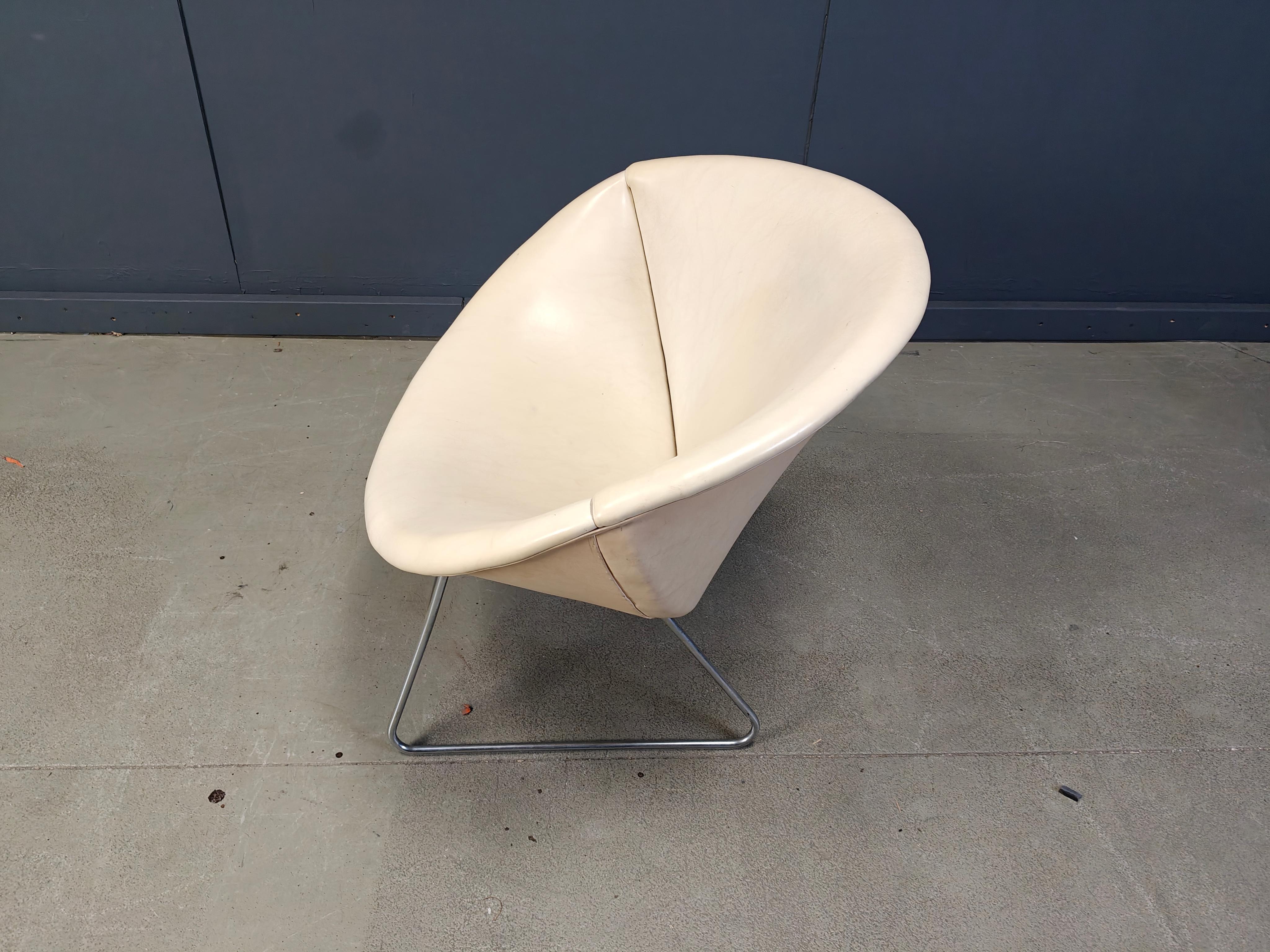 Silla Vintage Cocco de Rudolf Wolf para Rohé Noordwolde, años 60 en Bueno estado para la venta en Leuven, Vlaams Gewest