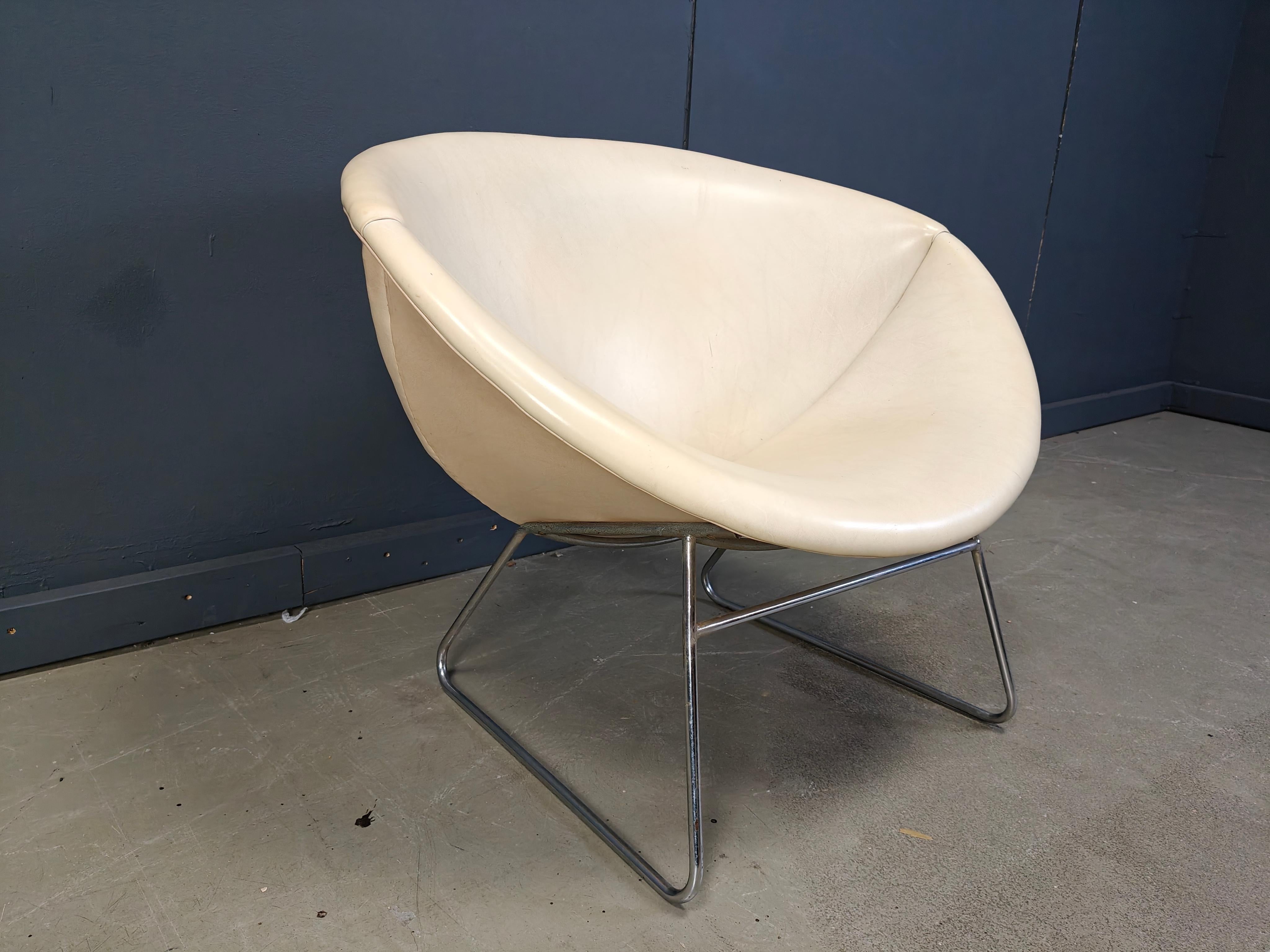 Silla Vintage Cocco de Rudolf Wolf para Rohé Noordwolde, años 60 en venta 2