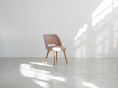 Vintage Cocktail Chair in a Beautiful Original Vinyl Cover, Germany, 1950s
