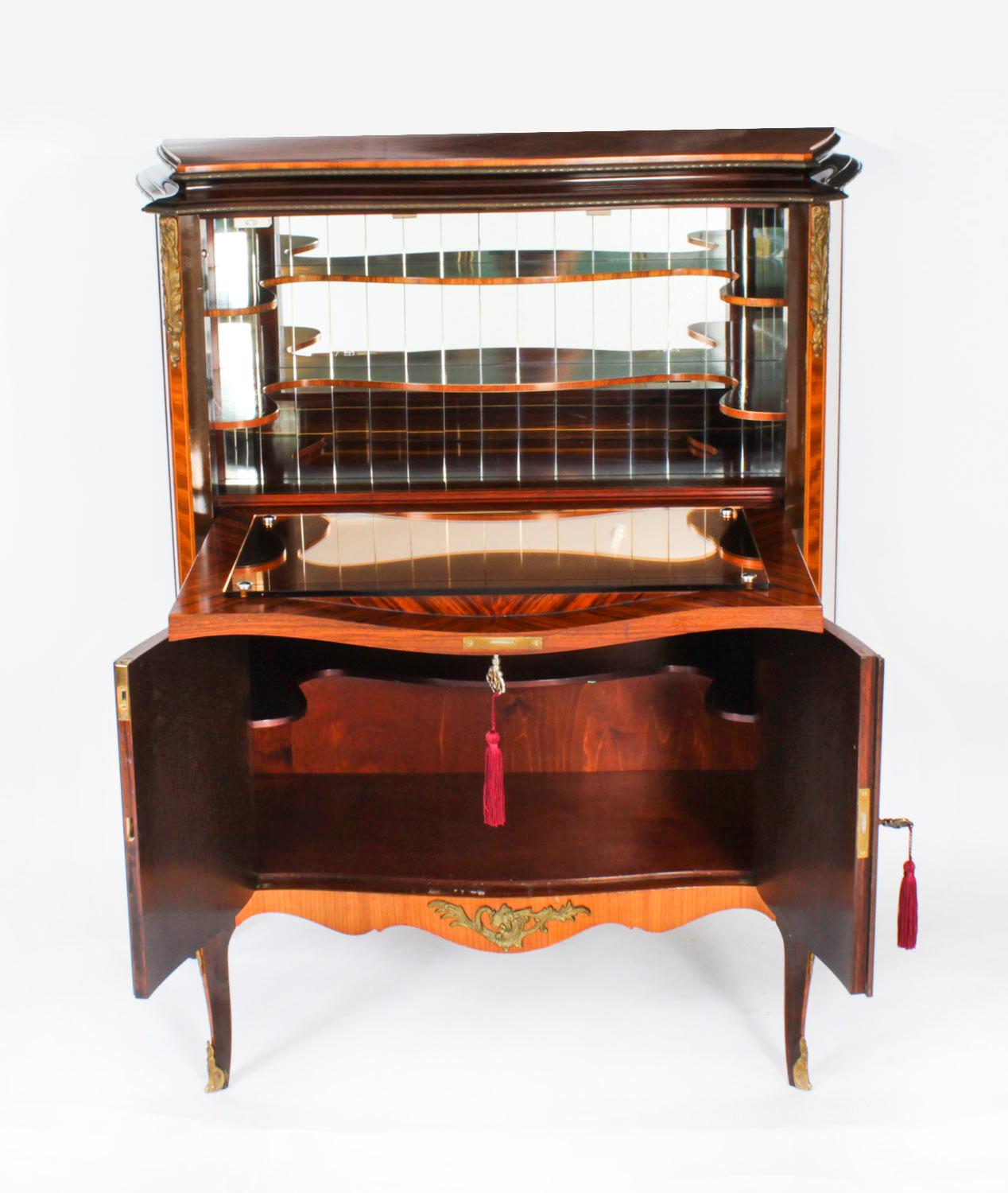 Vintage Cocktail Drinks Bar Cabinet Epstein Mid 20th Century For Sale 10