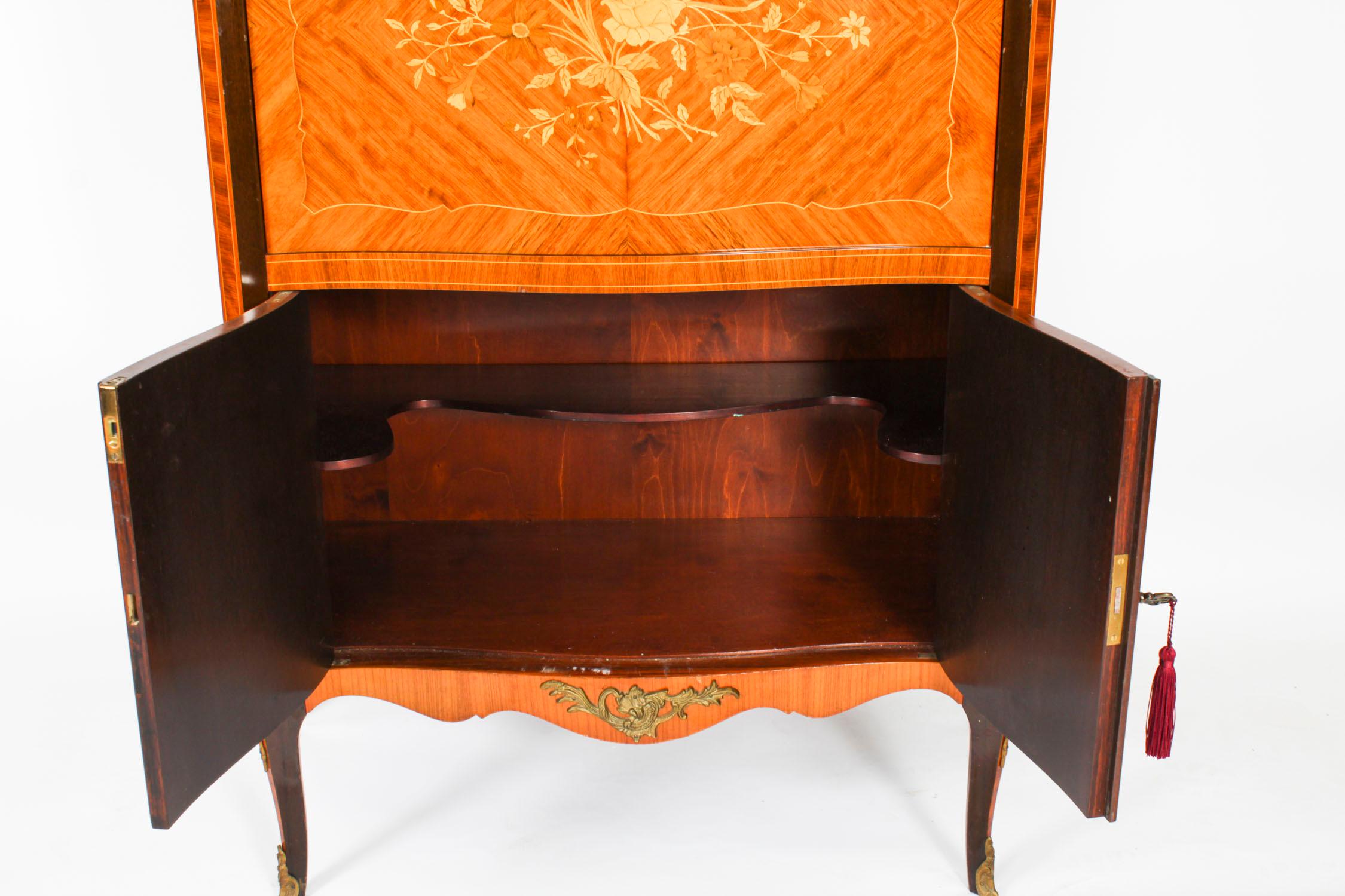 Vintage Cocktail Drinks Bar Cabinet Epstein Mid 20th Century For Sale 13