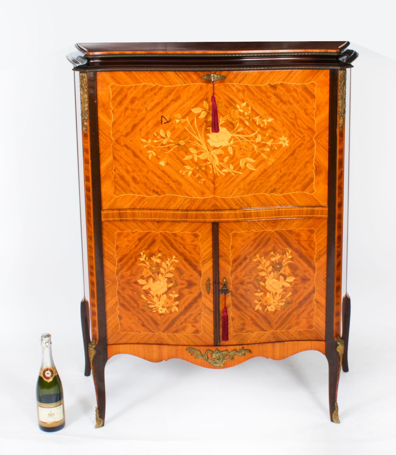 Vintage Cocktail Drinks Bar Cabinet Epstein Mid 20th Century For Sale 14