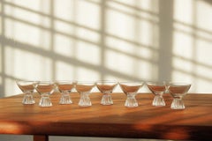 Vintage Cocktail Glasses in the style of Paden City, Set of 8