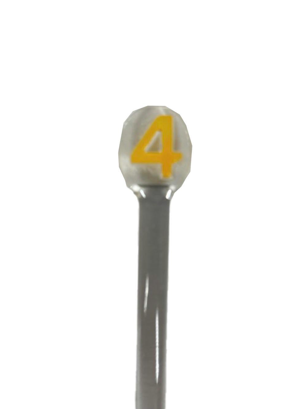 American Vintage Cocktail Muddlers with Paddle-Form Tops Numbered 1-8 to Mark Your Drink