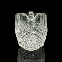 Vintage Cocktail Verser, Anglais, Verre taillé, Punch Jug, Mid Century, Circa 1960