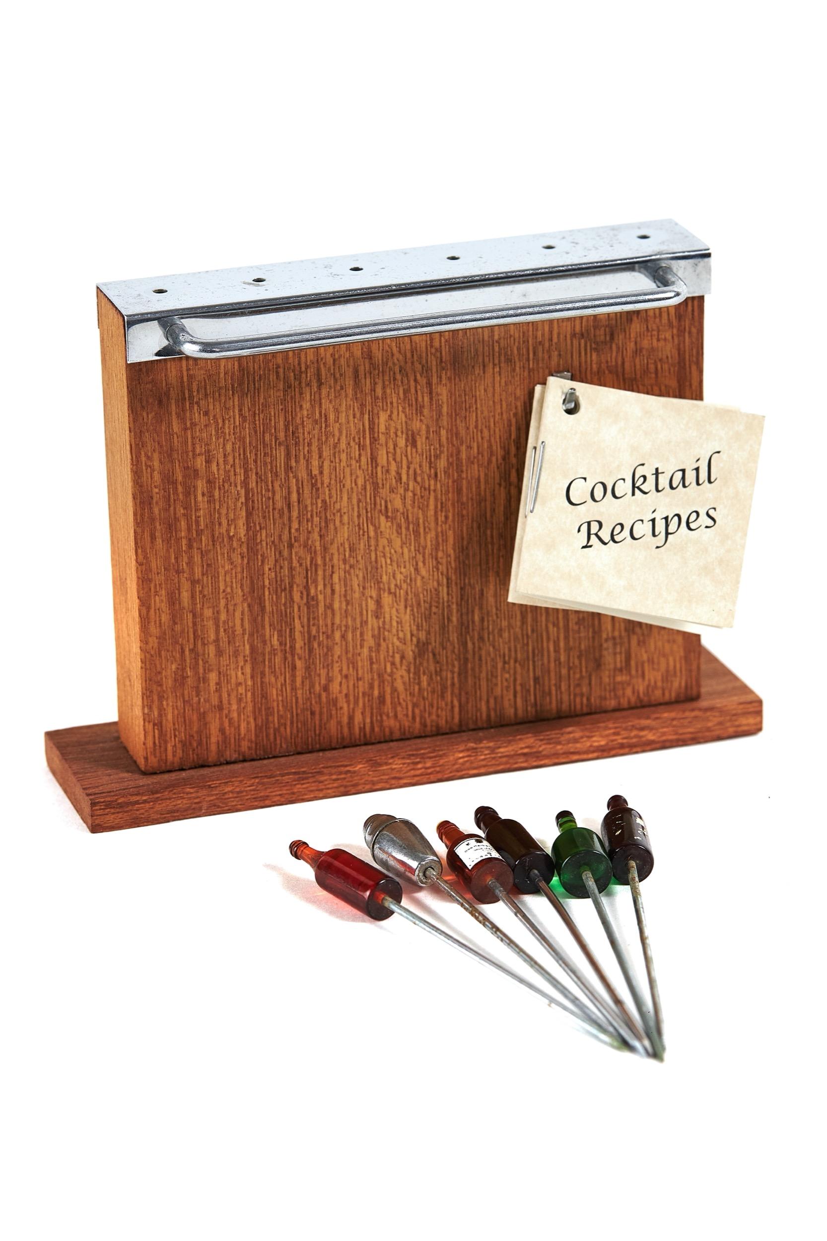 Hand-Crafted Vintage cocktail stick holder by Harris Dunn