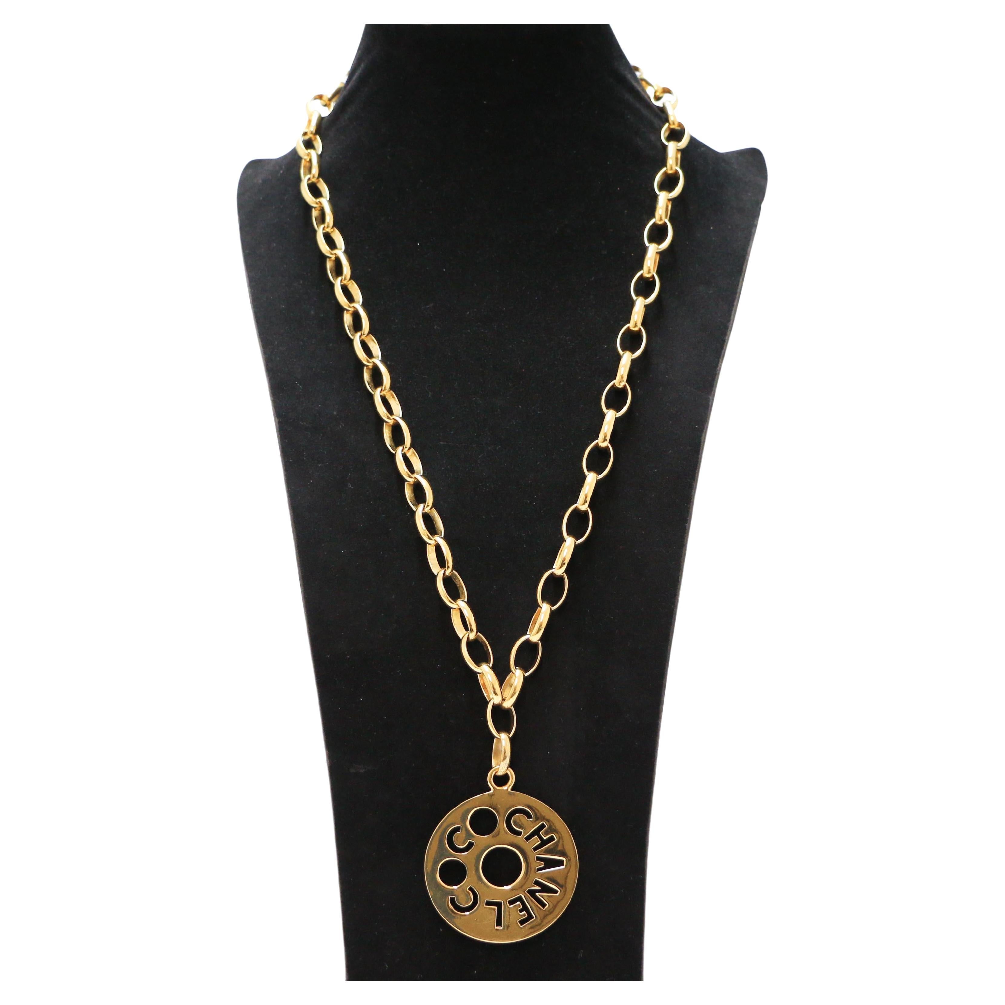 Vintage COCO CHANEL Necklace For Sale