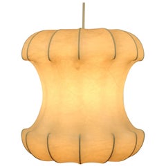 Vintage Cocoon Pendant Lamp Achille Castiglioni Torsolo di Mela 1960s Design