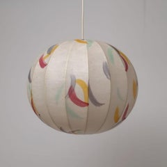 Vintage Cocoon pendant lamp rare italian by Cazal