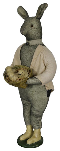 Vintage Cody Foster Rabbit Easter Bunny Doll Figurine ESC Trading Company