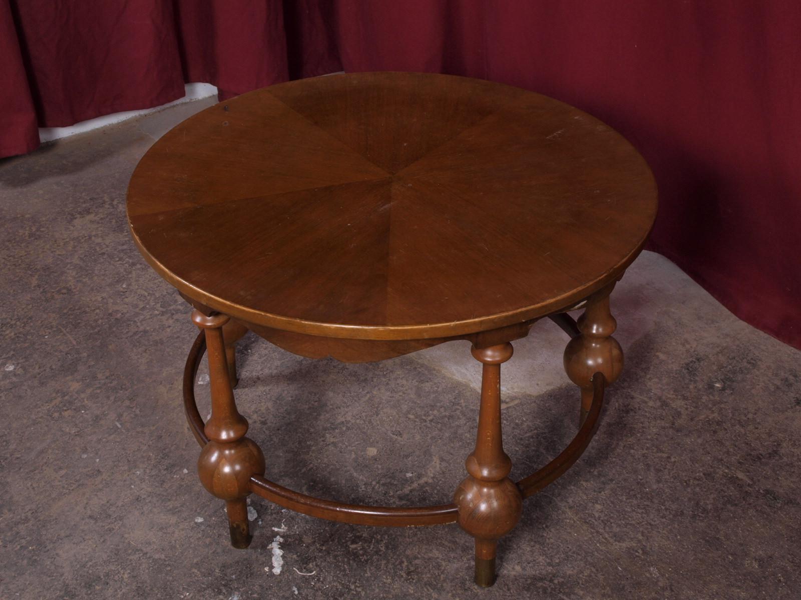 Wood Vintage Coffee Table, 1920s Danish Design