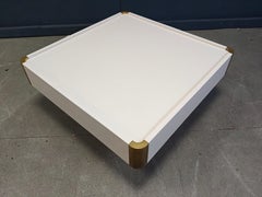 Vintage coffee table attributed to Willy Rizzo, 1970s