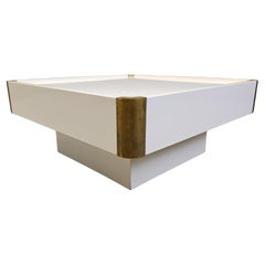 Vintage coffee table attributed to Willy Rizzo, 1970s