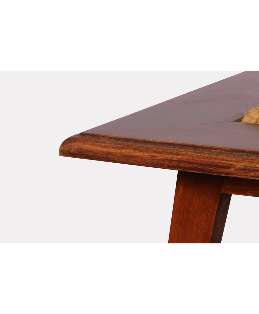 Table basse vintage par Audoux & Minet pour Vibo, 1960s Bon état - En vente à MONTESSON, FR