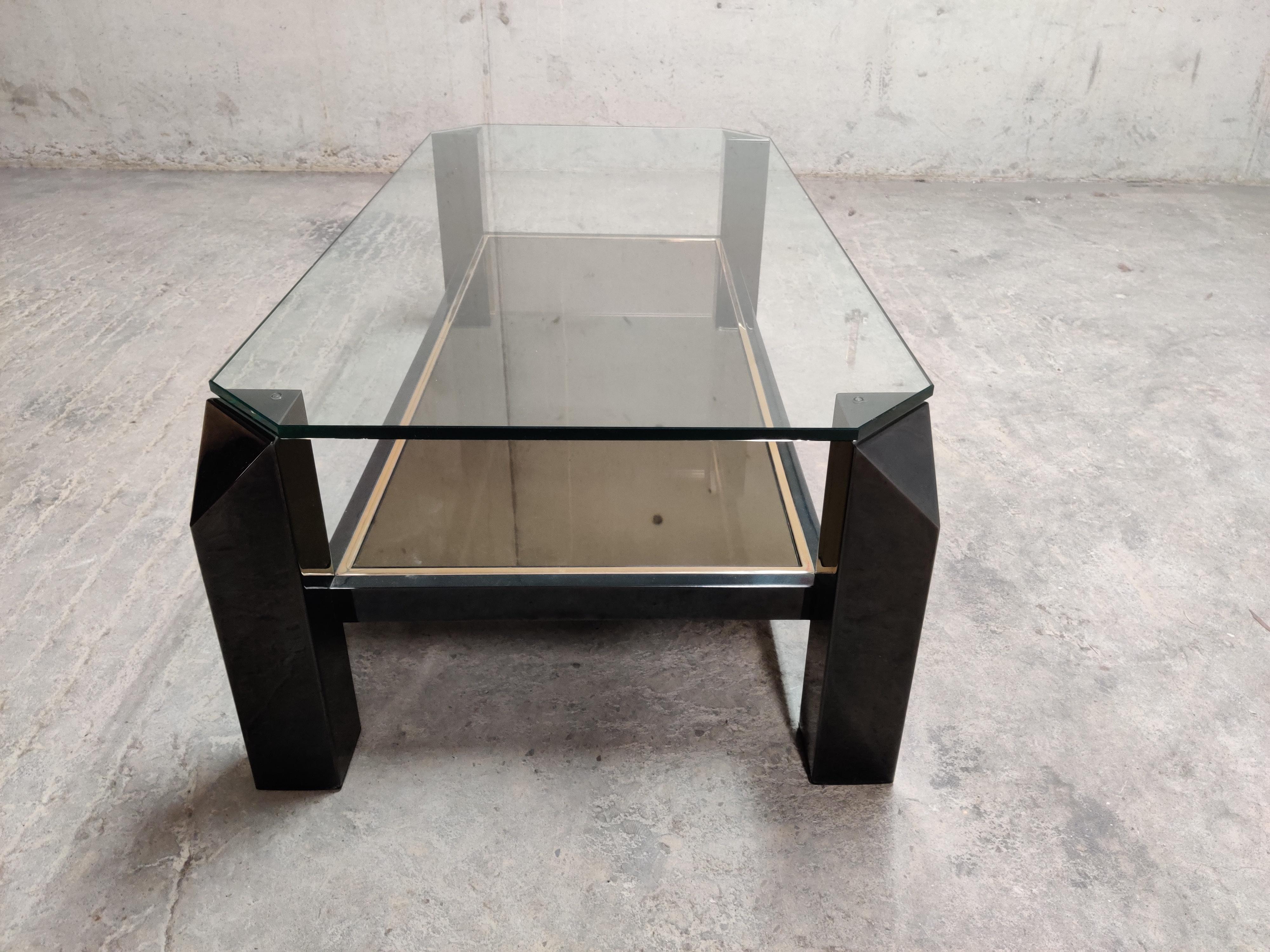 Vintage Coffee Table by Belgochrom, 1970s 1