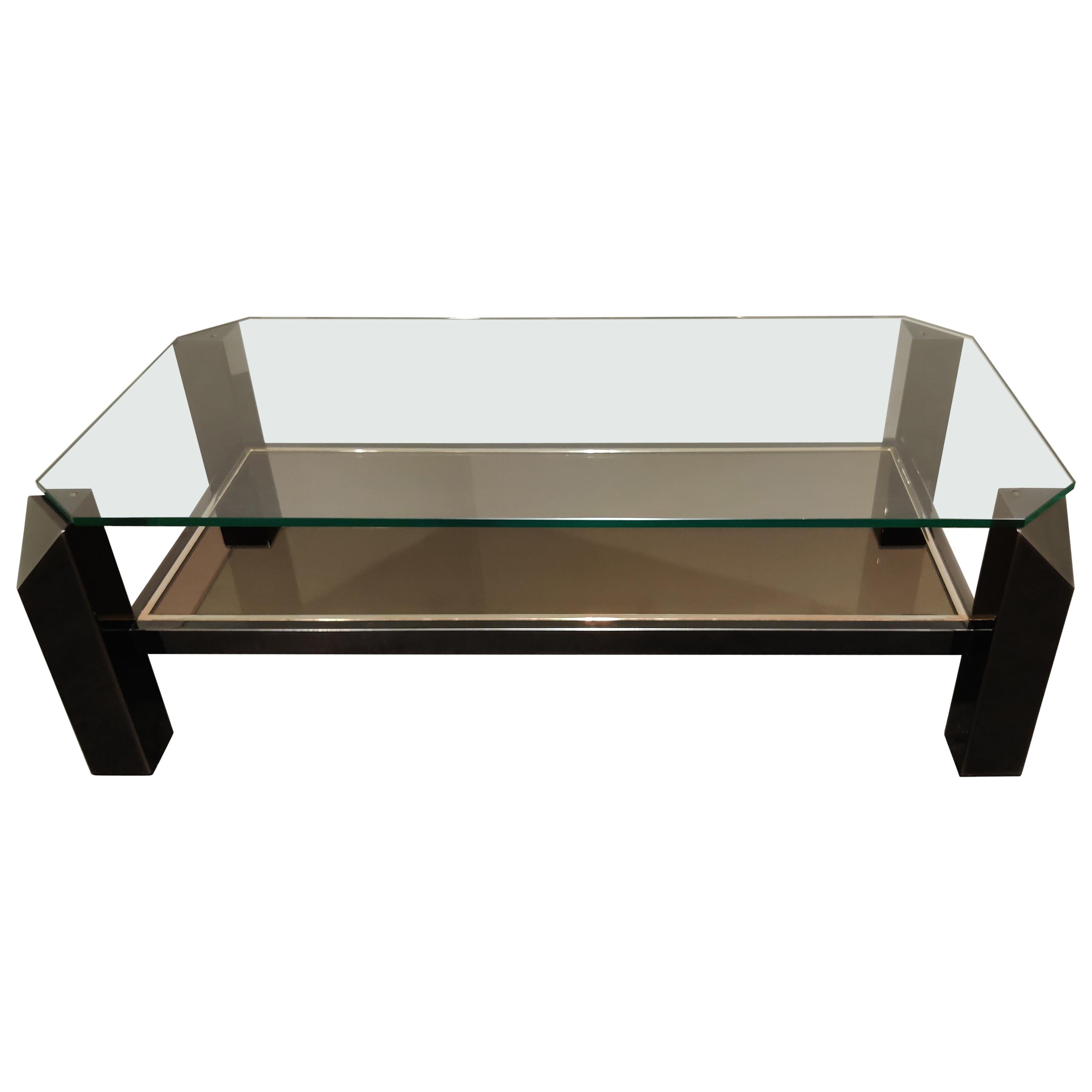 Vintage Coffee Table by Belgochrom, 1970s