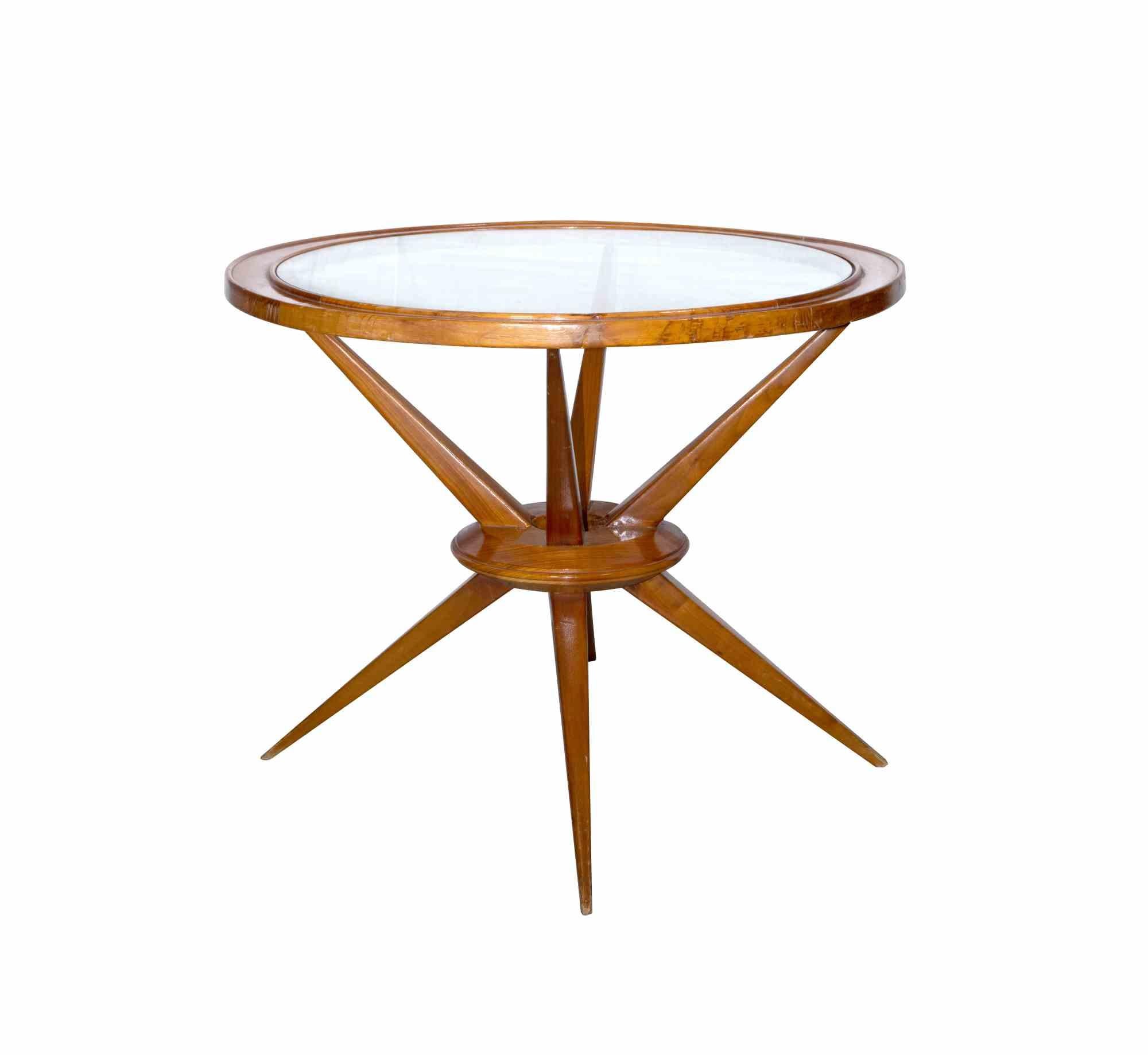 Vintage Coffee Table by Cesare Lacca, Italy, Mid-20th Century In Good Condition For Sale In Roma, IT