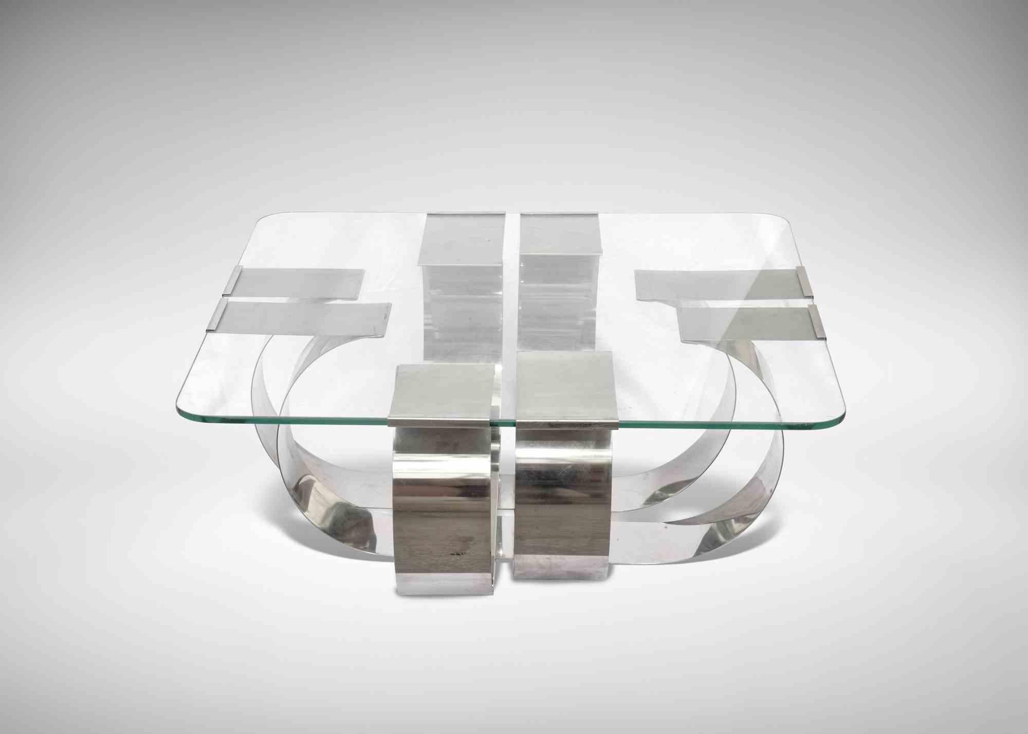 Vintage Coffee Table  by François Monnet, Italy, 1970s