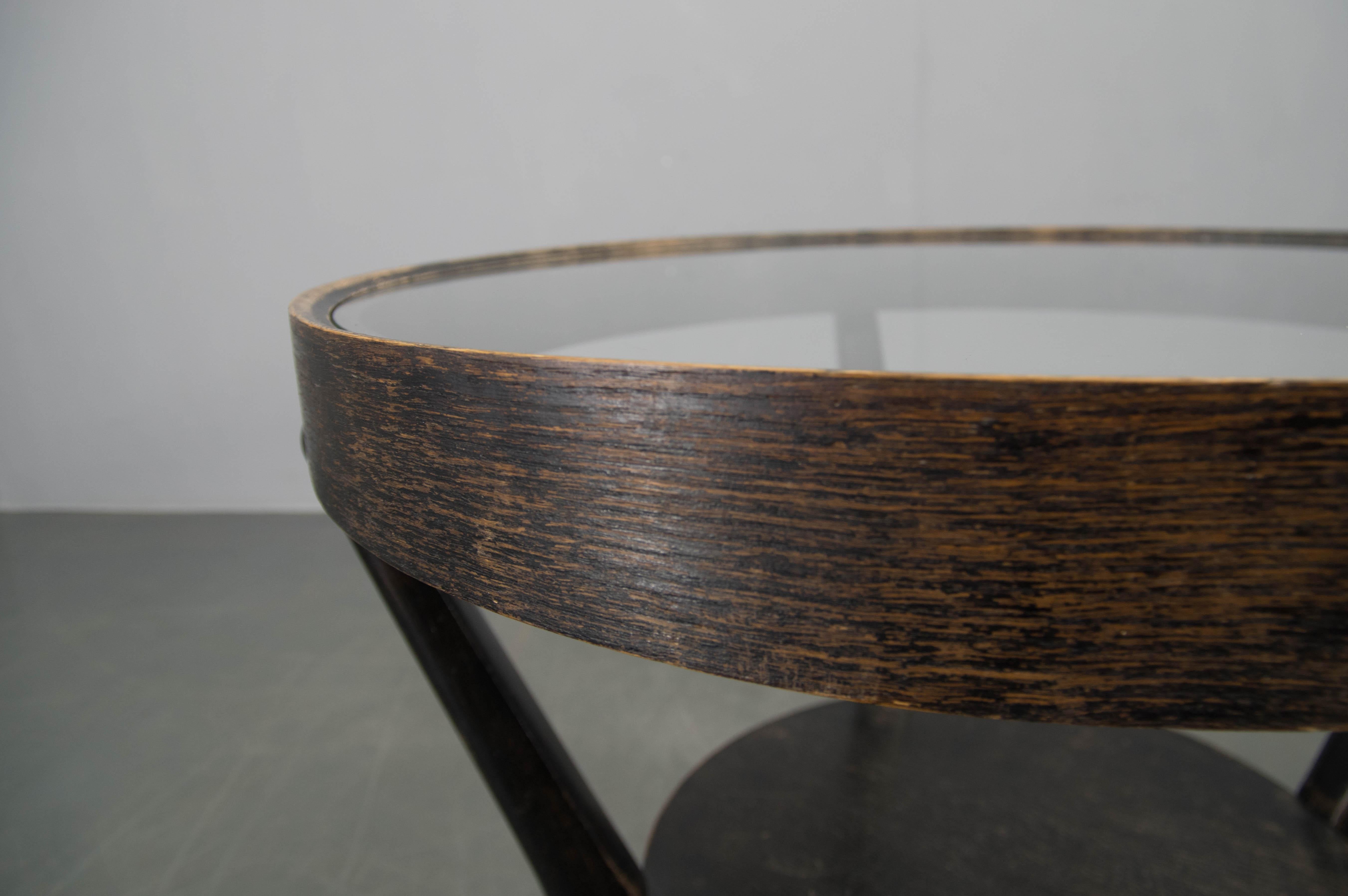Milieu du XXe siècle Vintage Coffee Table by Karel Koželka and Antonín Kropáček, 1940s en vente