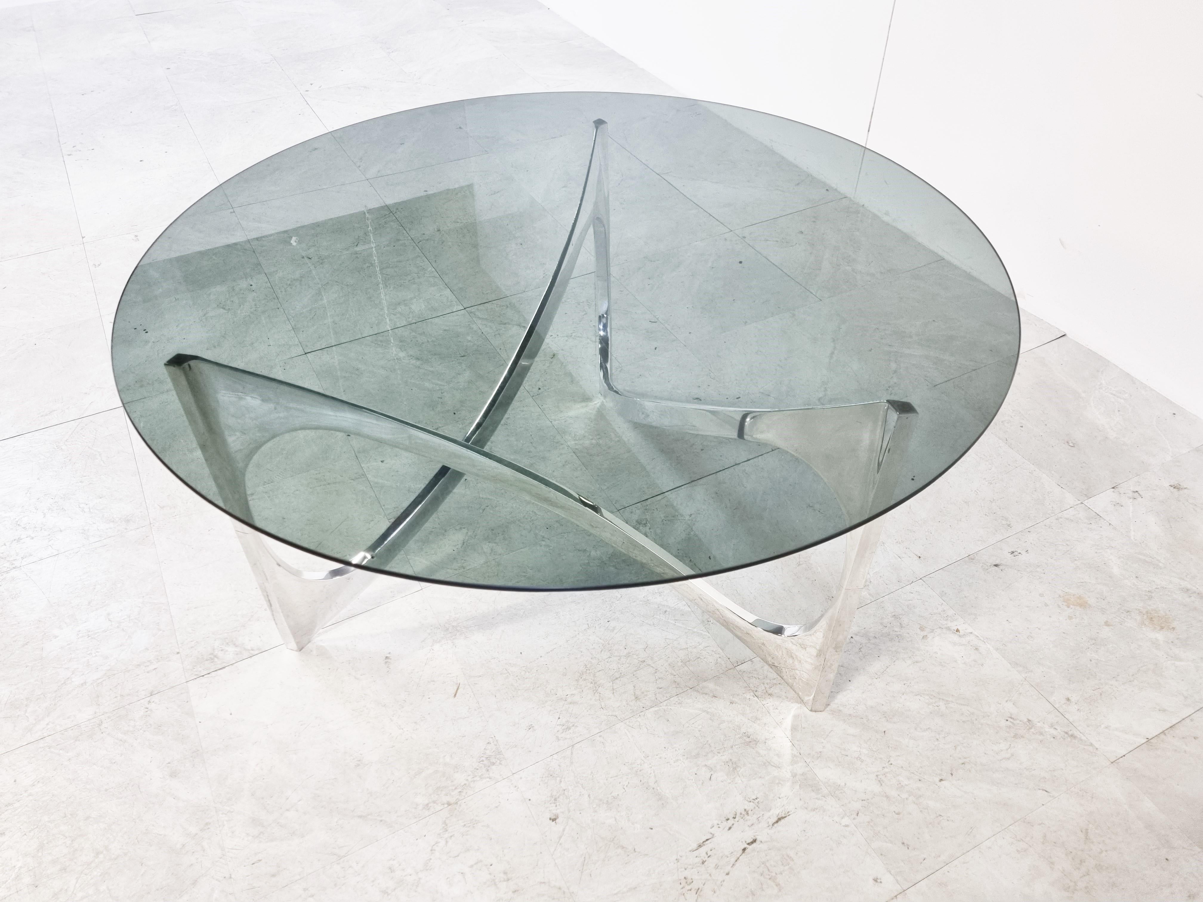 Vintage Coffee Table by Knut  Hesterberg, 1970s For Sale 3