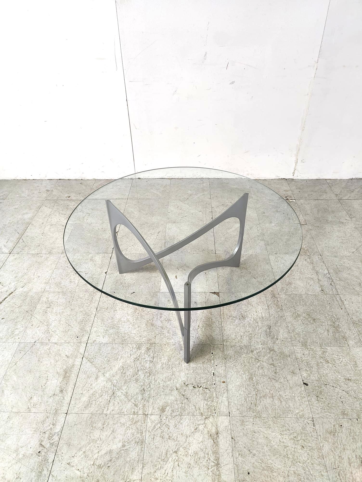 Space Age Vintage coffee table by Knut Hesterberg, 1970s For Sale