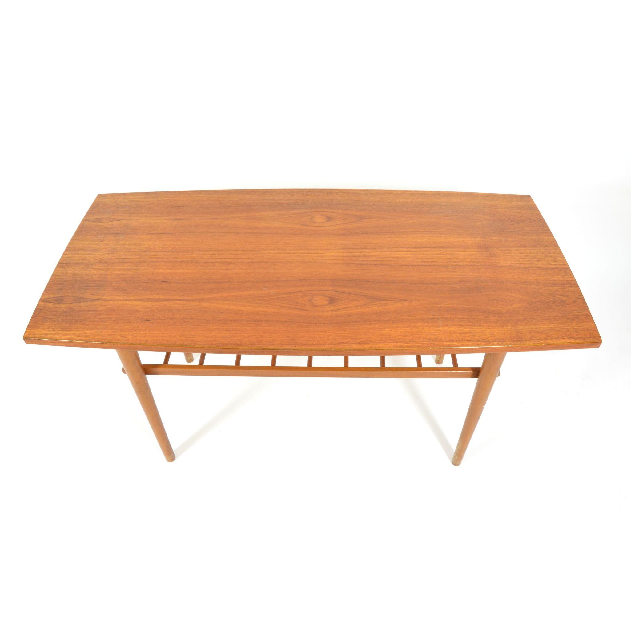 Veneered coffee table by Krásná Jizba, ÚLUV, manufactured in former Czechoslovakia during 1970s. Table is in very good condition only with small signs of use, it has minor instability.