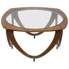 Tavolino vintage di Melchiorre Bega, produzione italiana, circa 1950
