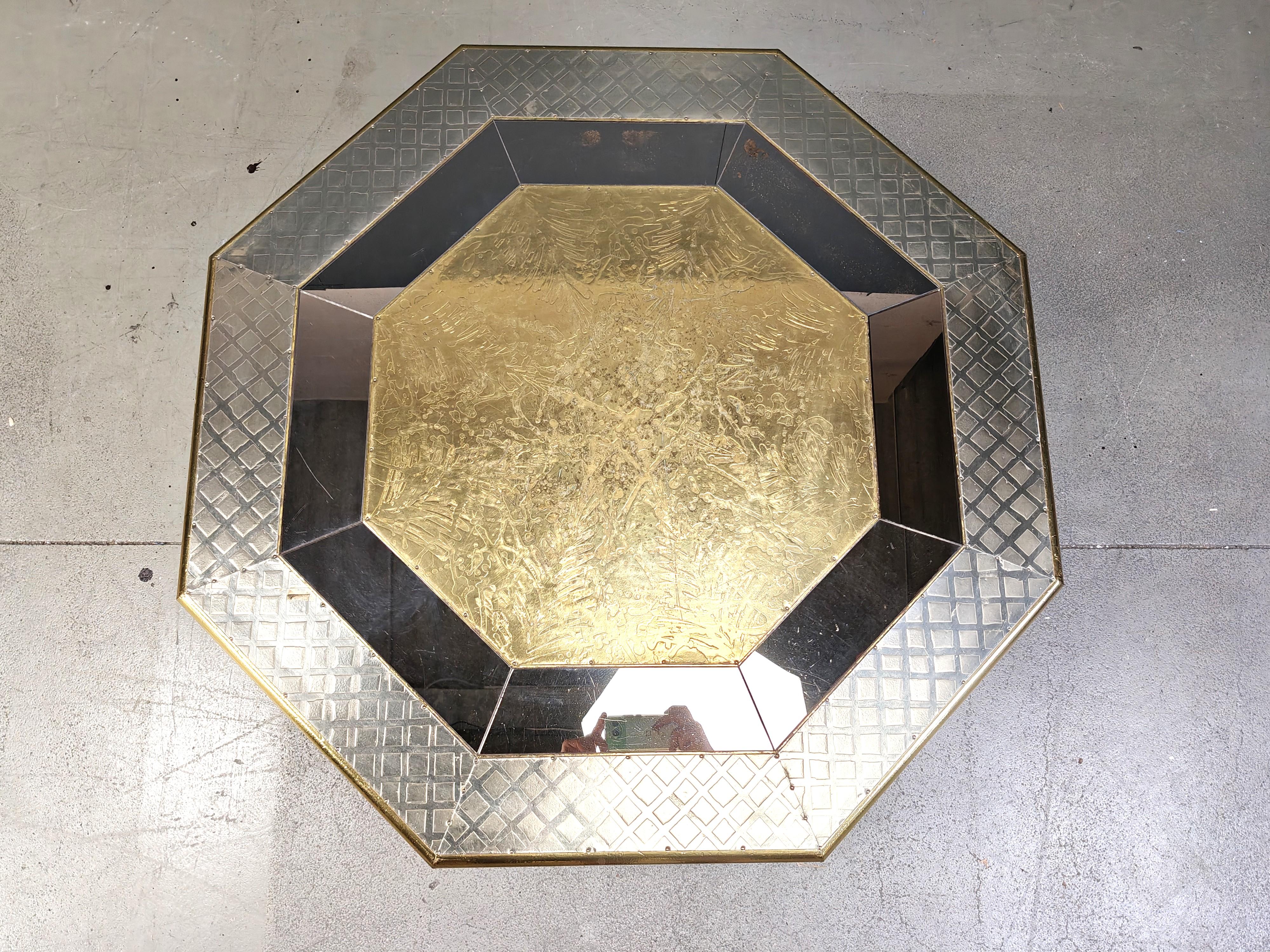 Vintage coffee table by Rodolfo Dubarry, 1970s For Sale 3