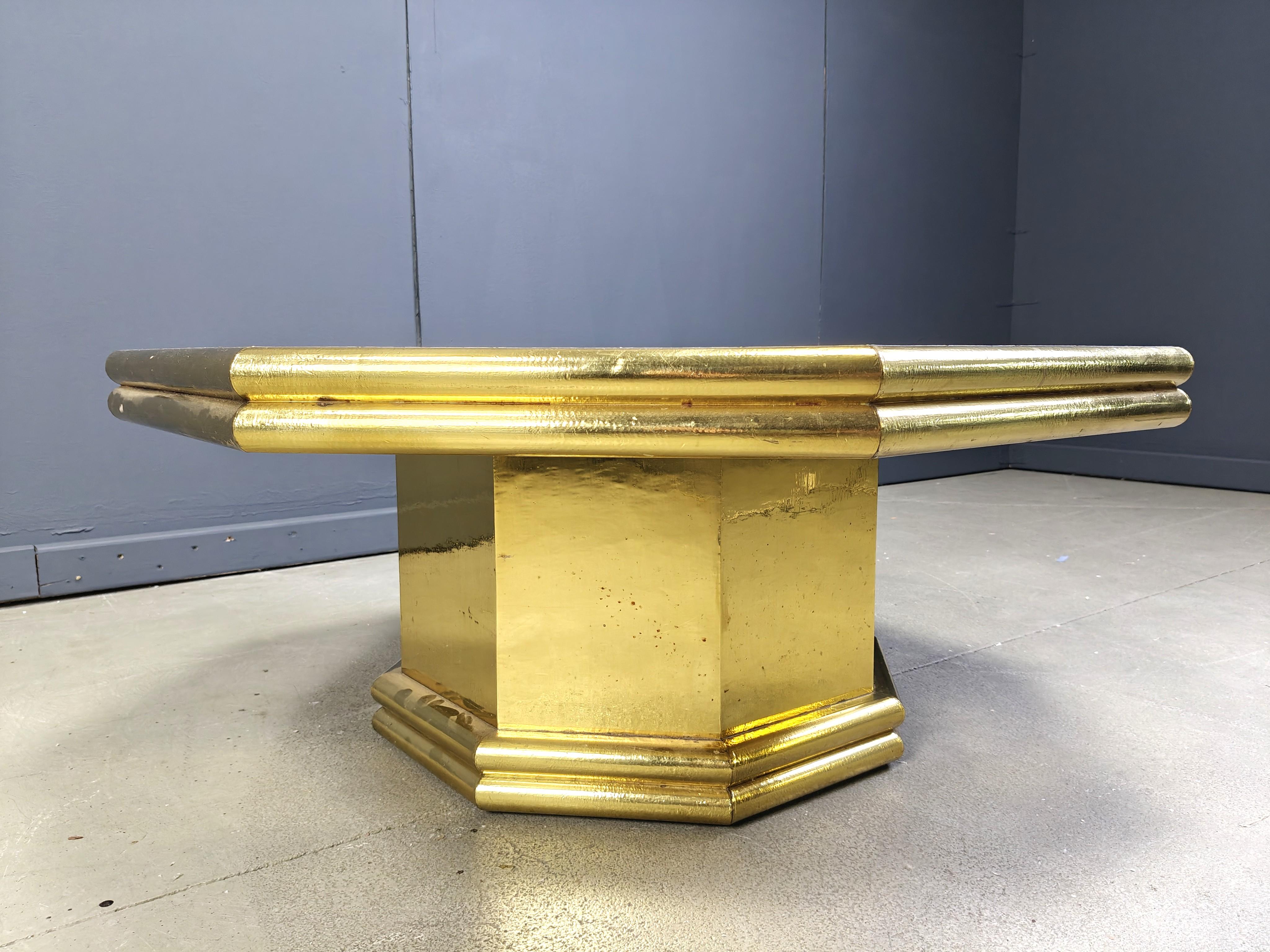 Late 20th Century Vintage coffee table by Rodolfo Dubarry, 1970s For Sale