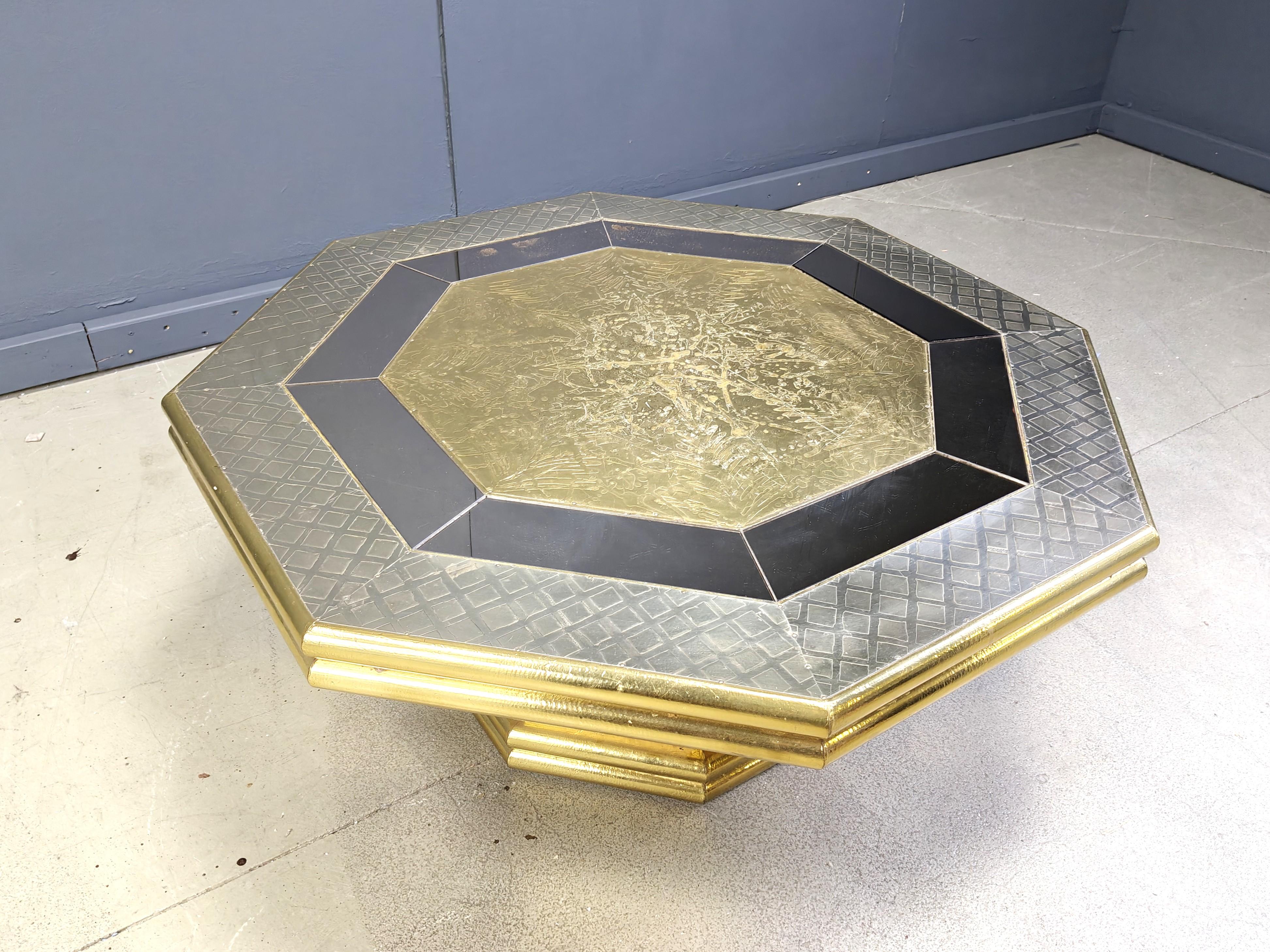Vintage coffee table by Rodolfo Dubarry, 1970s For Sale 1