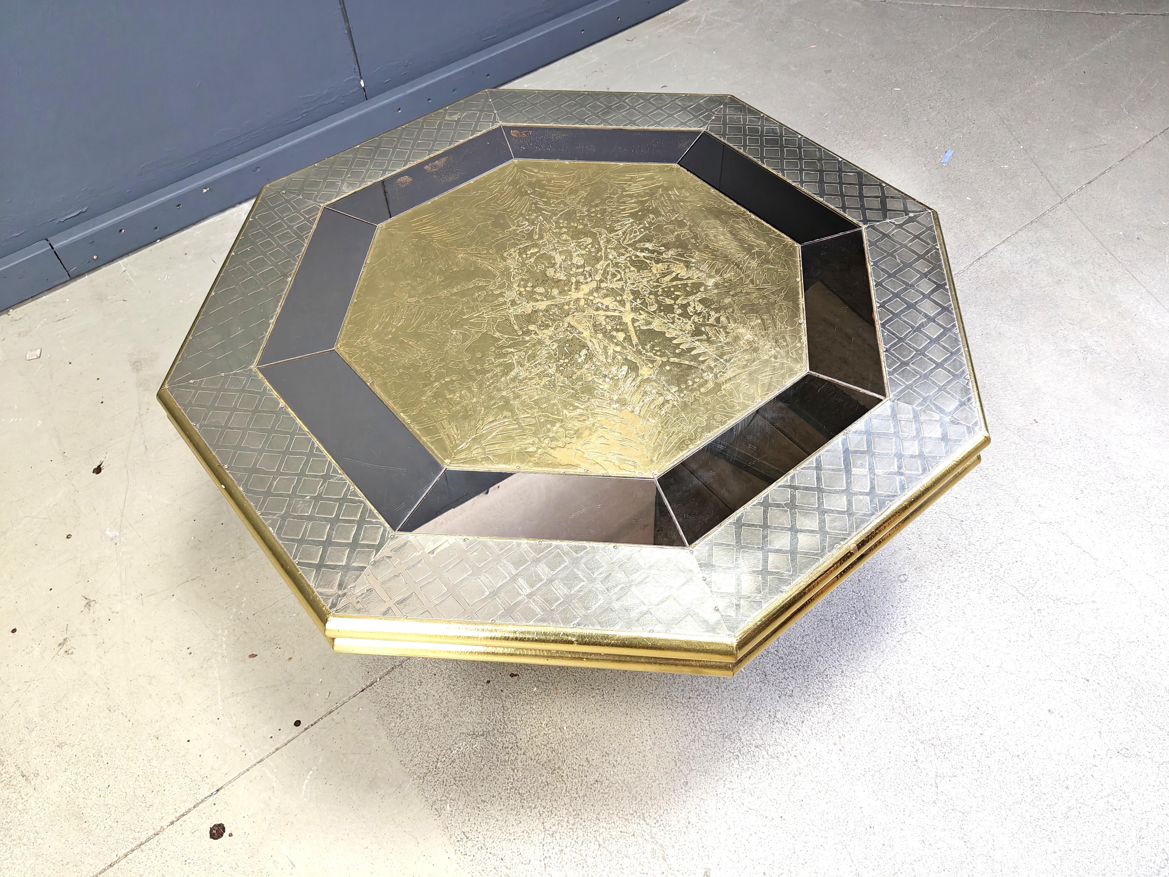 Vintage coffee table by Rodolfo Dubarry, 1970s For Sale 2