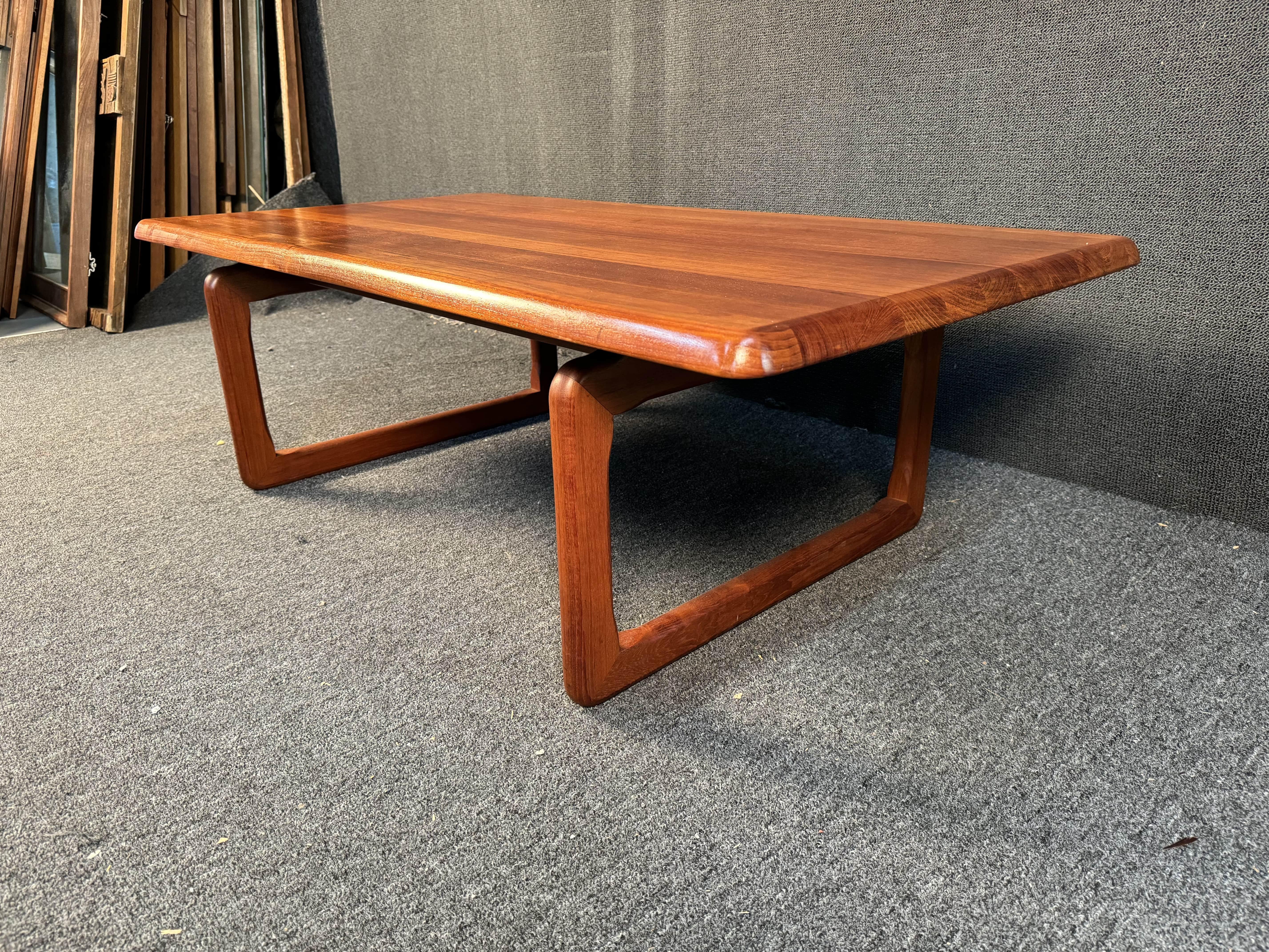 Danish Vintage Coffee Table by Tarm Stole for Møbelfabrik For Sale
