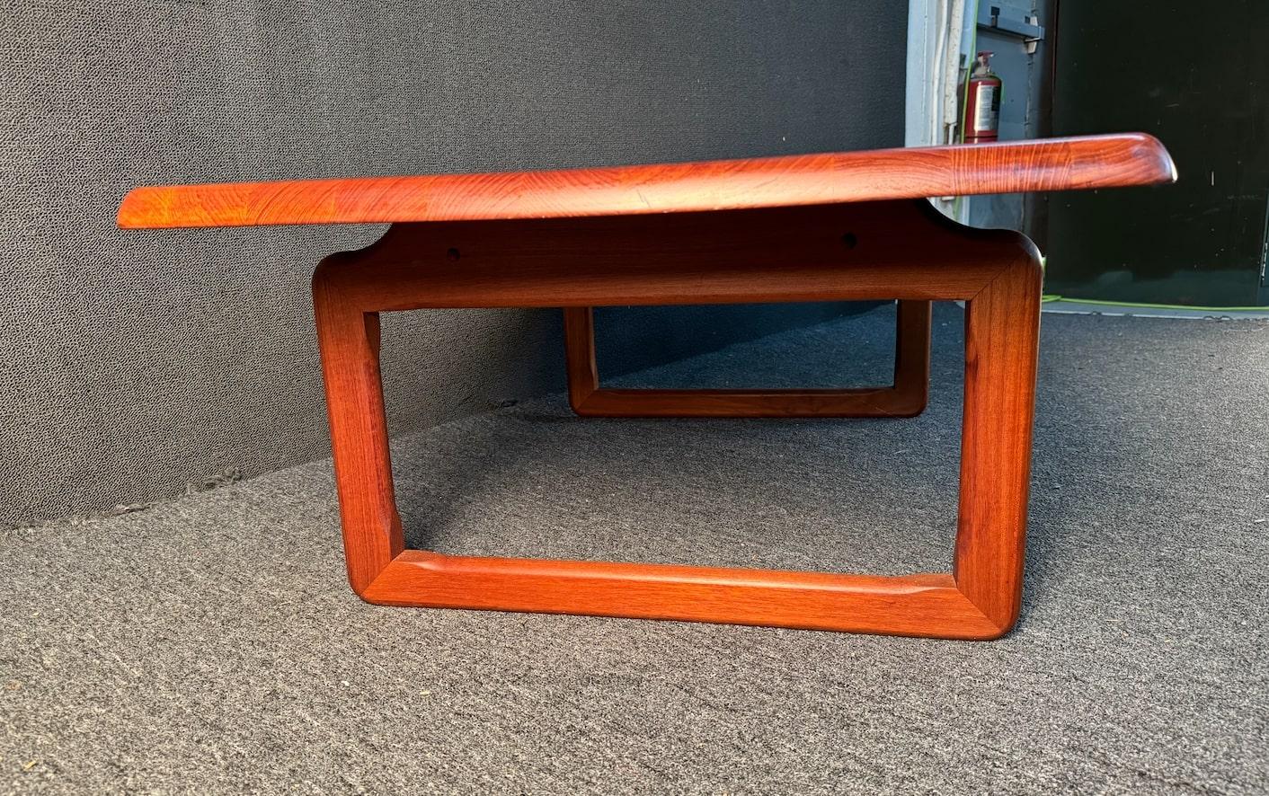 Wood Vintage Coffee Table by Tarm Stole for Møbelfabrik