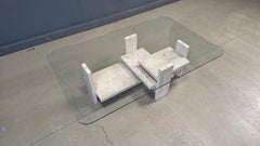 Vintage coffee table by Willy Ballez, 1970s