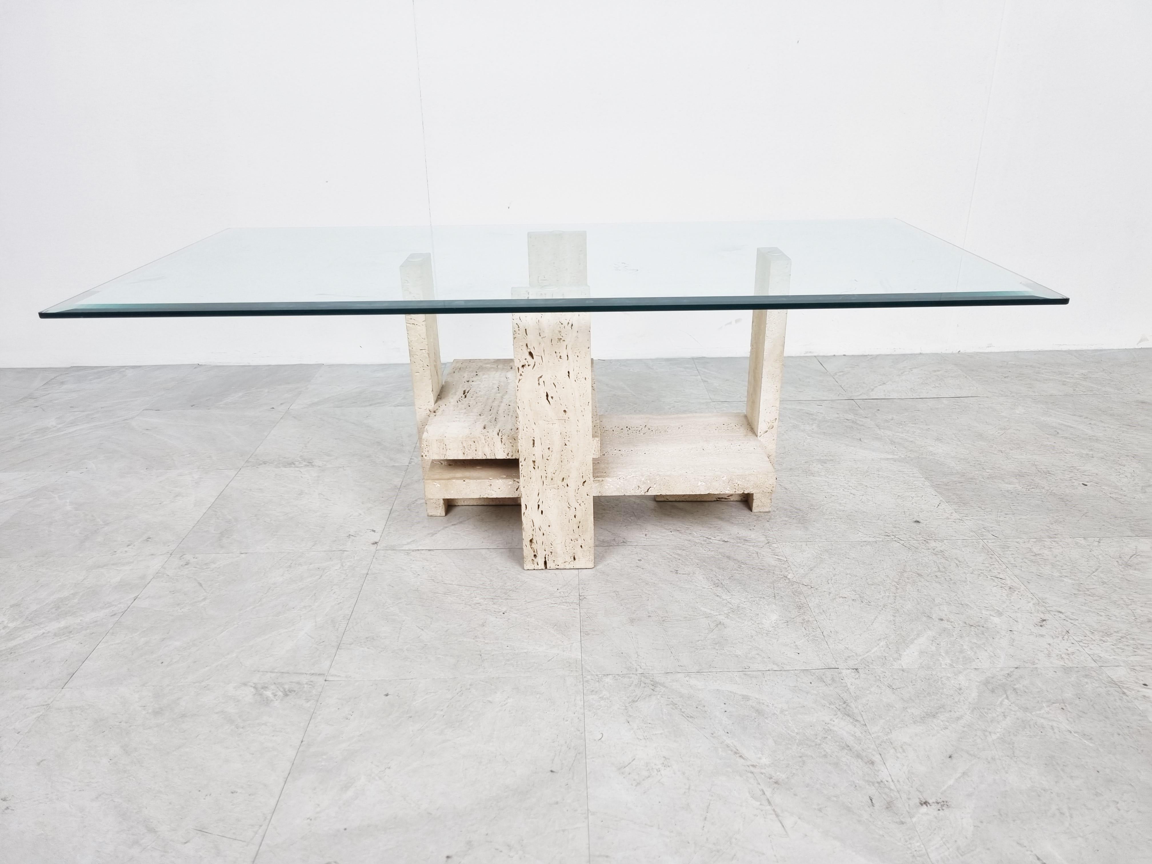 Brutalist Vintage Coffee Table by Willy Ballez, 1970s