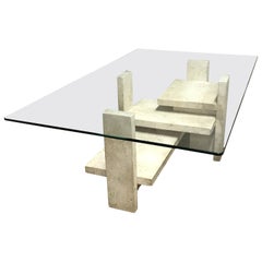 Vintage Coffee Table by Willy Ballez, 1970s