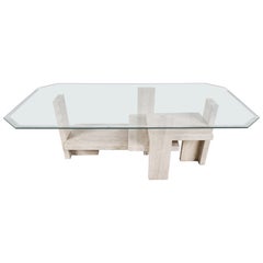Vintage coffee table by Willy Ballez, 1970s