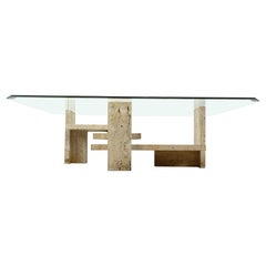 Vintage coffee table by Willy Ballez, 1970s