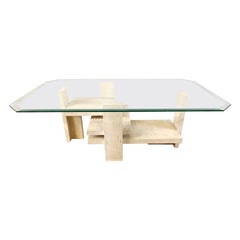 Vintage coffee table by Willy Ballez, 1970s