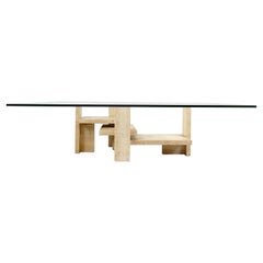 Vintage coffee table by Willy Ballez, 1970s