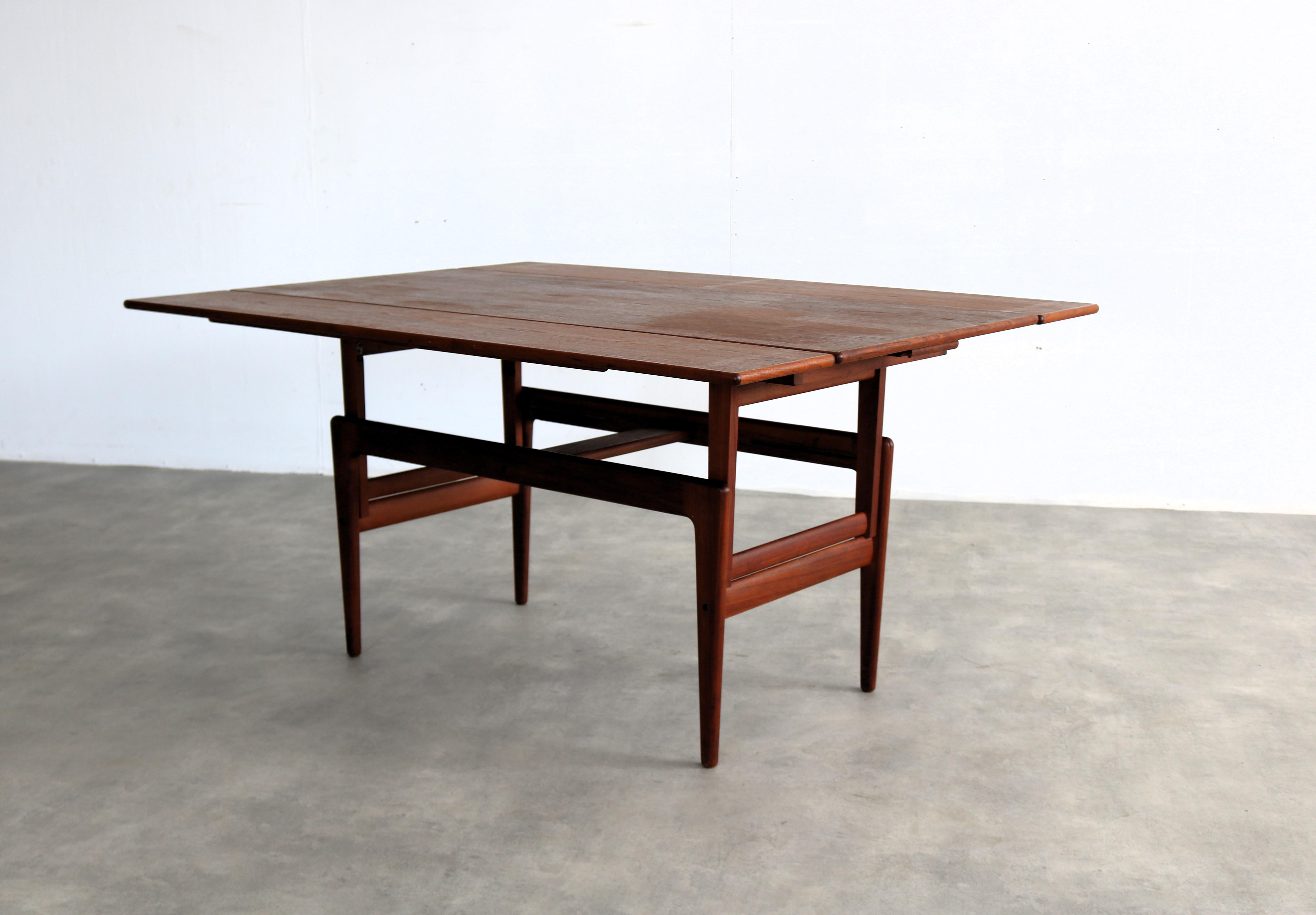 Vintage-Couchtisch  Esstisch  1960s  Kai Kristiansen  Aufzug im Angebot 6