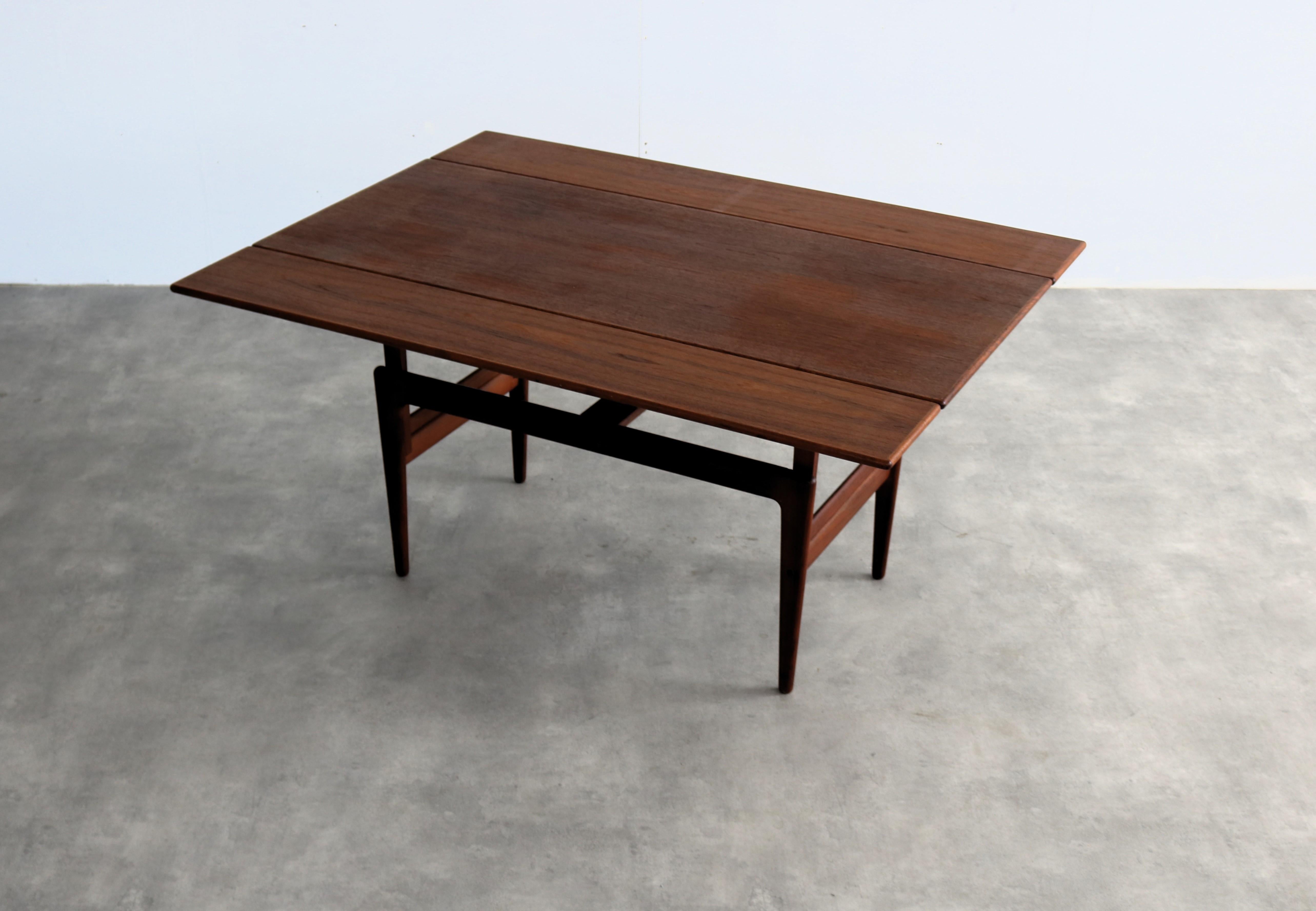 Vintage-Couchtisch  Esstisch  1960s  Kai Kristiansen  Aufzug im Angebot 13