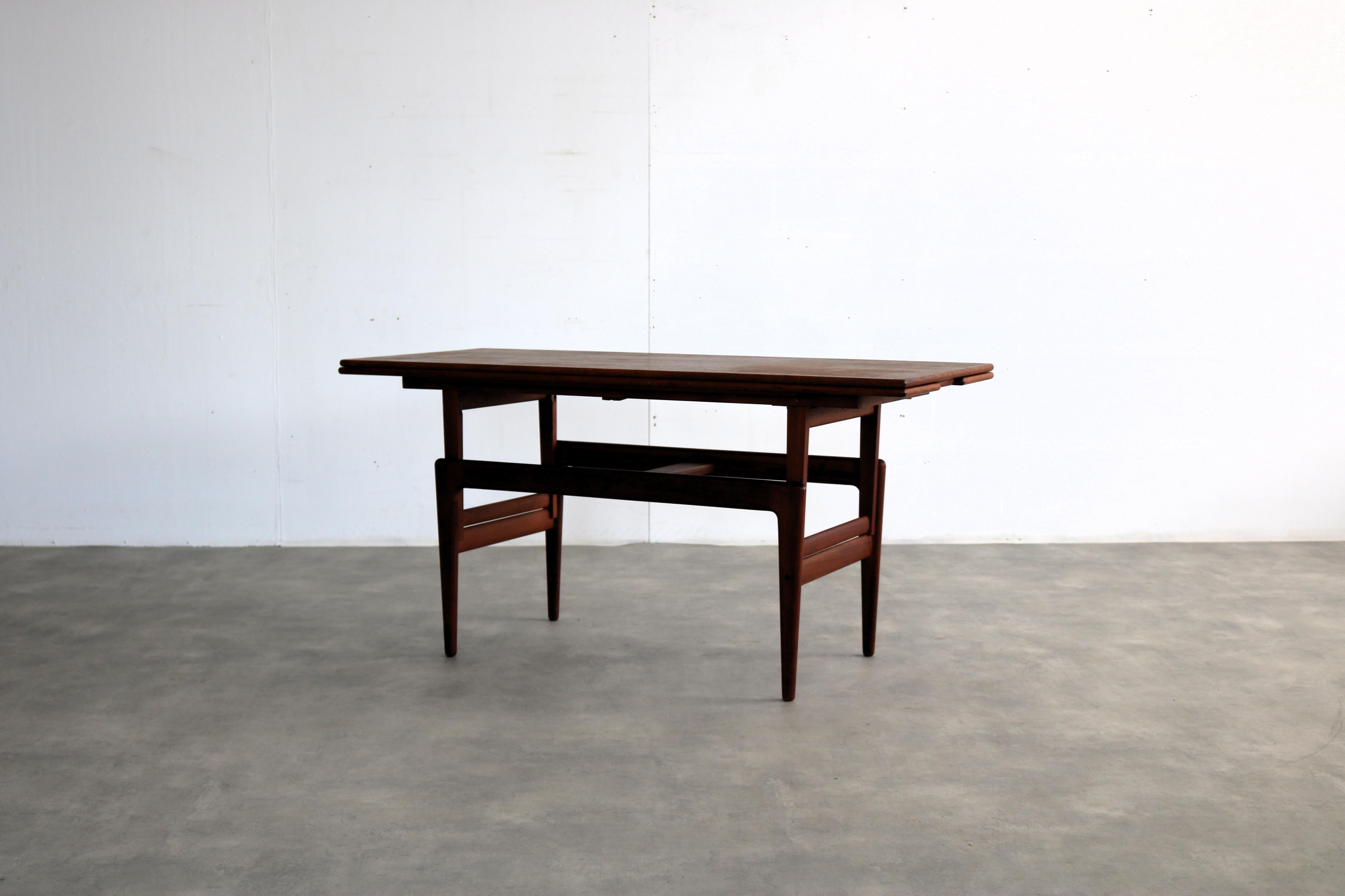 Vintage-Couchtisch  Esstisch  1960s  Kai Kristiansen  Aufzug im Angebot 2