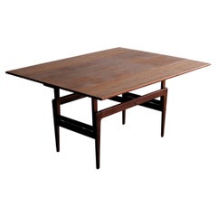table basse vintage  table à manger  1960s  Kai Kristiansen  Ascenseur