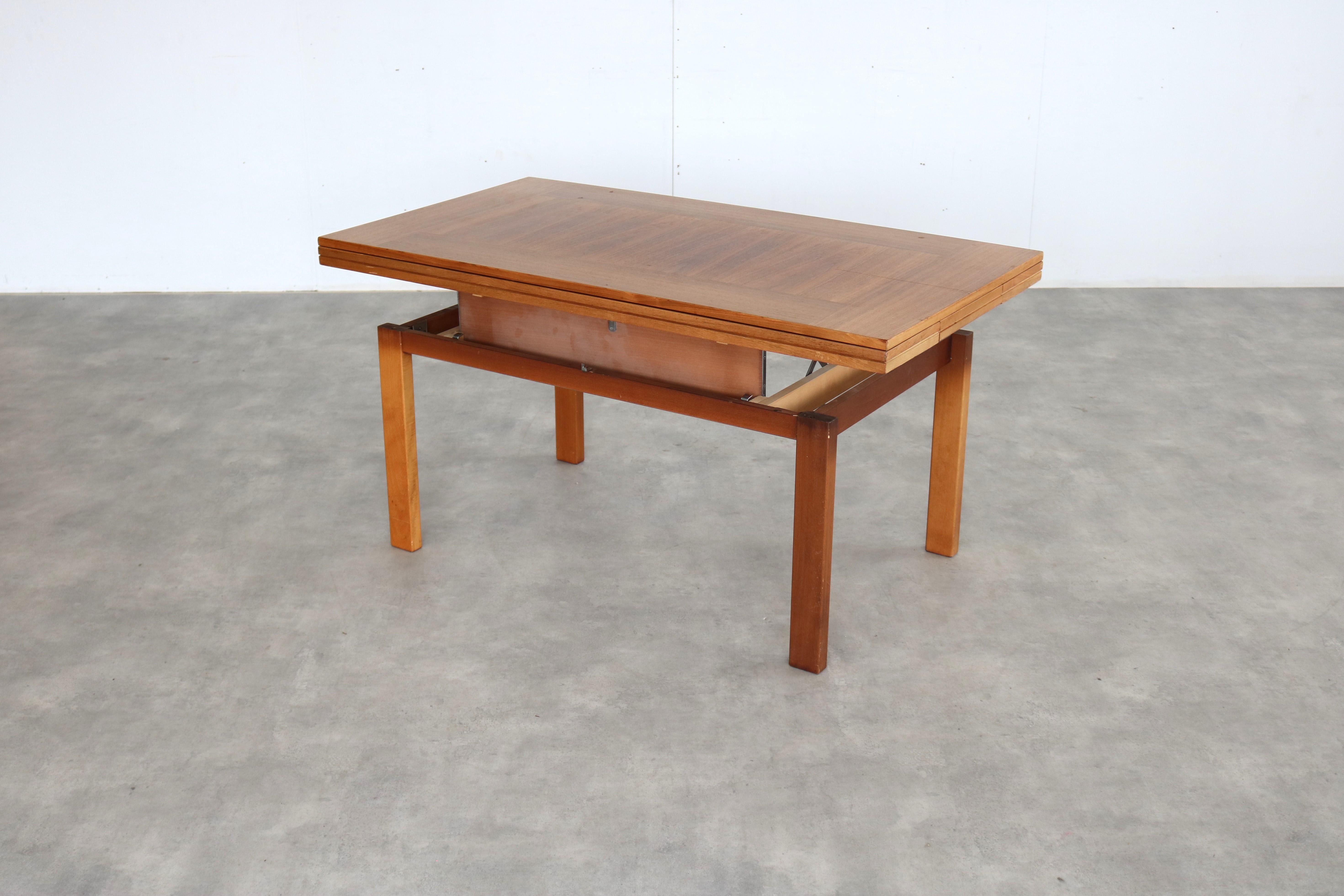 tavolino vintage  tavolo da pranzo  regolabile  1960s in vendita 1