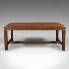 Vintage Couchtisch, Englisch, Campaigner Geschmack, Lounge, Zentrum, Art Deco, C.1930