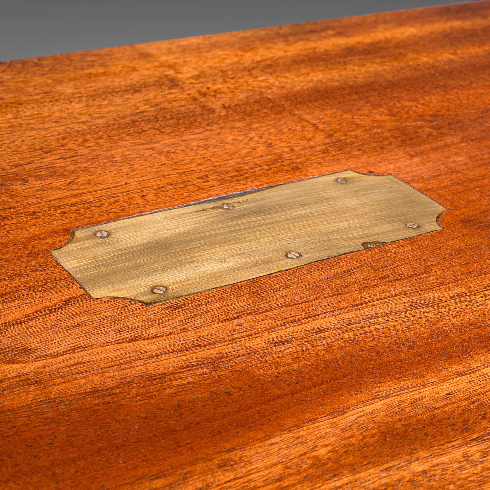 Table basse vintage, Anglais, Campaign Taste, Lounge, Centre, Art Deco, C.1930 en vente 1